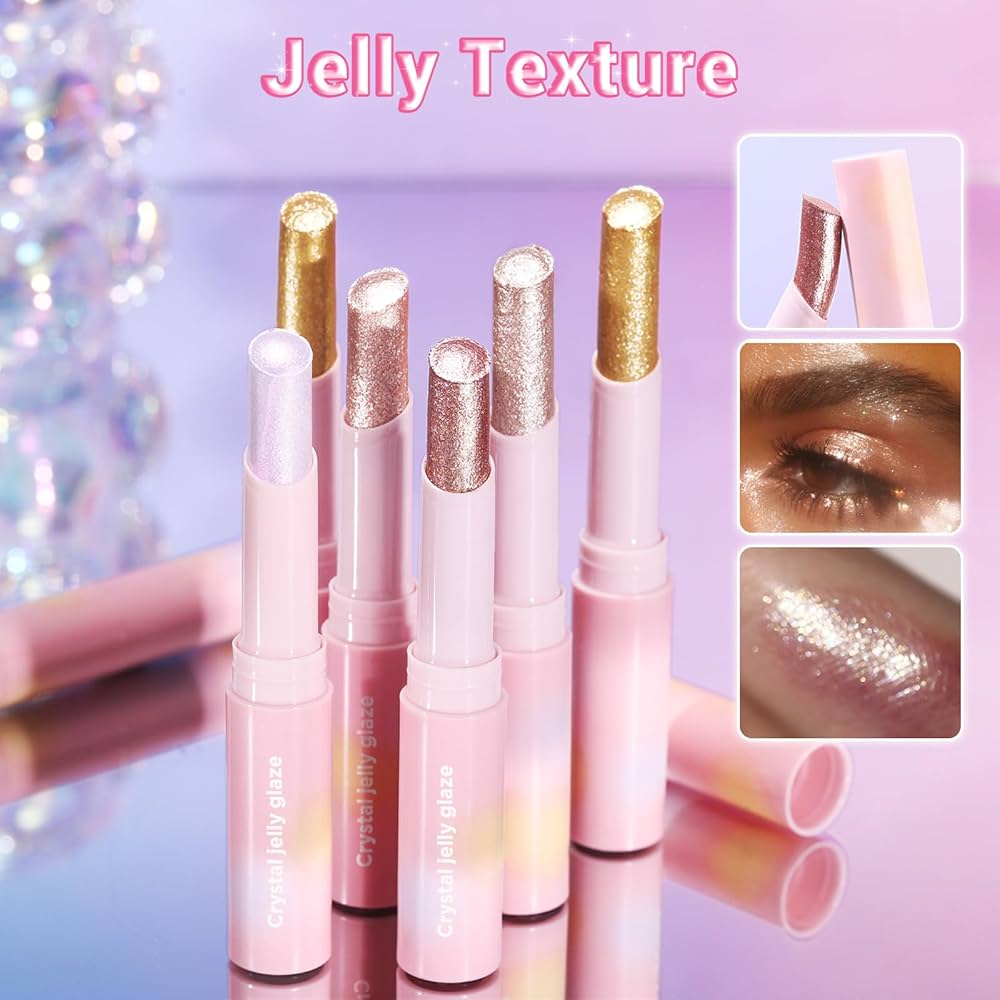 Crystal Jelly Highlighter Stick – Multi-Dimensional Glow |  Shimmer Shades