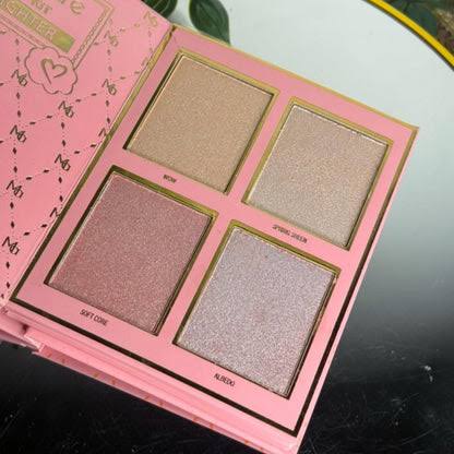Mocallure 4-in-1 Fold Mini Cosmetics Makeup Book Palette