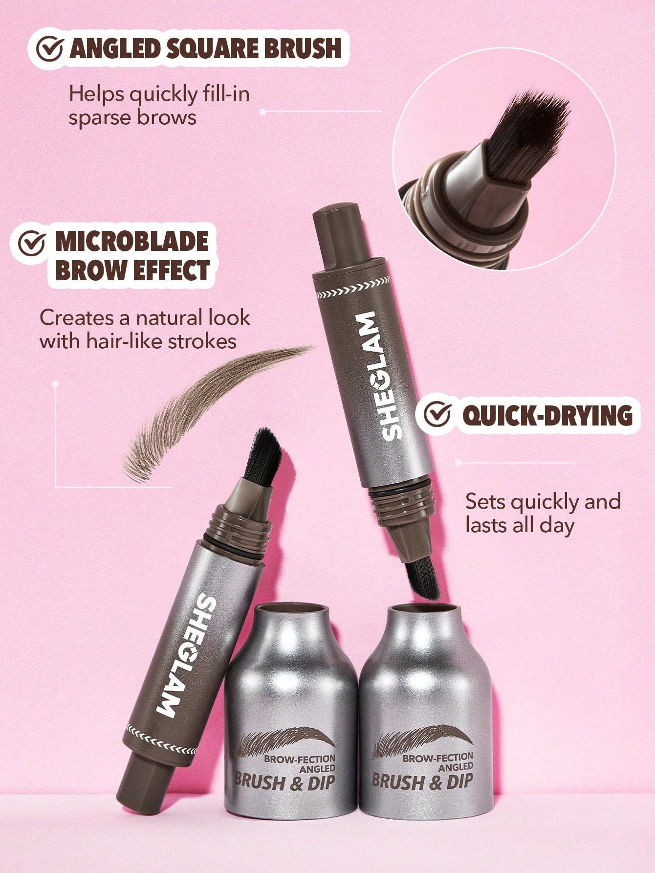 SHEGLAM Browfection Angled Brush