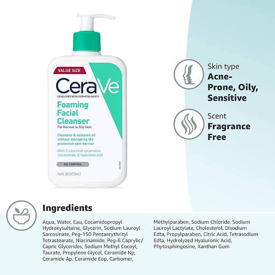 CeraVe Foaming Facial Cleanser