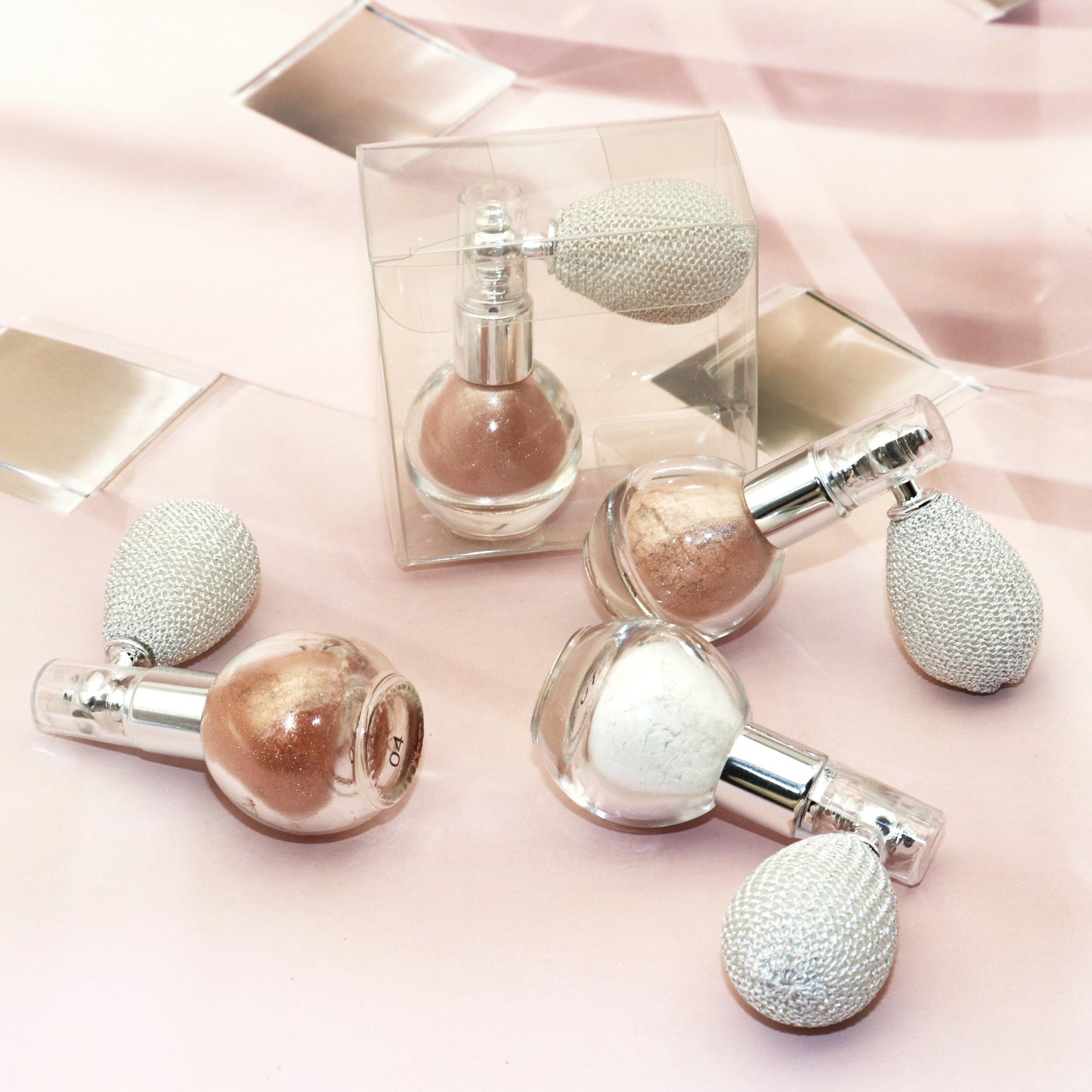 Glitter spray for body