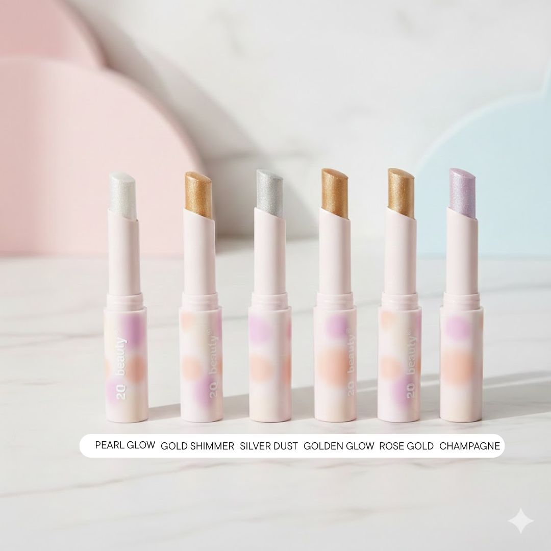 Crystal Jelly Highlighter Stick – Multi-Dimensional Glow |  Shimmer Shades
