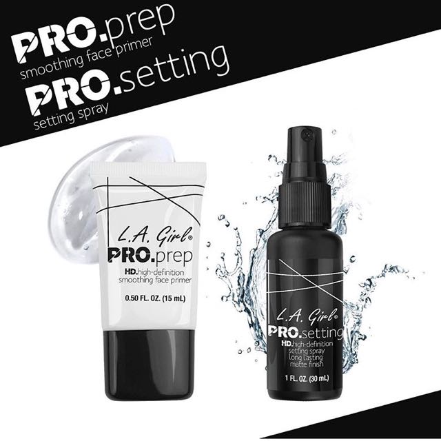COMBO DEAL (LA GIRL Primer + Setting Spray) - AAMU COSMETICS